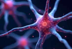Neural Matrix Background for Tech Projects photo