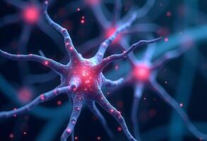 Artificial Synapses Connecting in Virtual Space photo