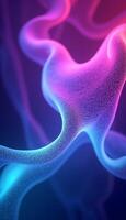 Abstract background of a wave of light photo