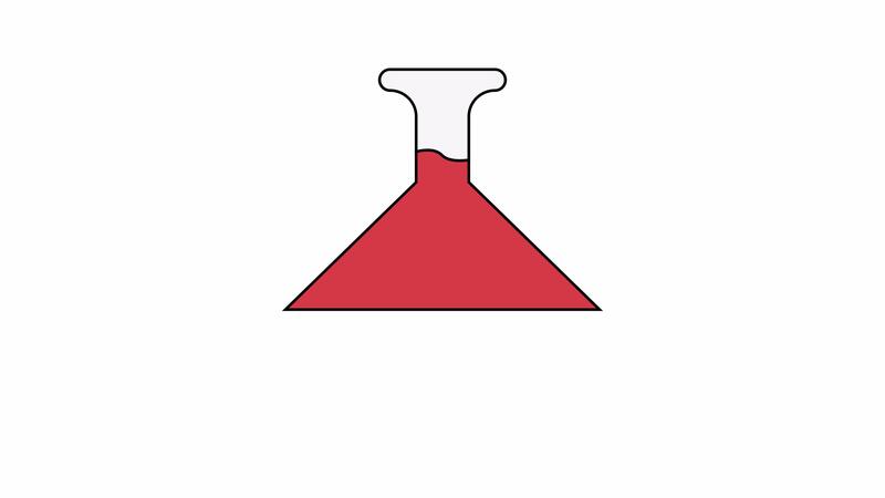 Flasks Icon Animation 66939620 Stock Video at Vecteezy