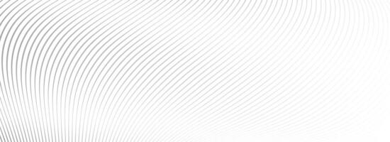 Abstract wave line background. Grey dynamic striped texture. Warped and curved lines wallpaper for tech design template, presentation, brochure, leaflet, booklet. vector
