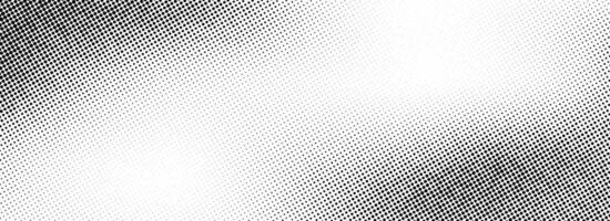 Grunge halftone gradient texture. Vanish weathered grit noise background. Fading gritty sand wallpaper. Retro pixelated backdrop. Textured template surface. Anime or manga style comic overlay vector