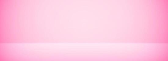 Pink gradient studio room design. Light rose podium concept wallpaper. Wall and floor surface backdrop for presentation, mockup template, product showcase. Empty platform display backdrop. vector