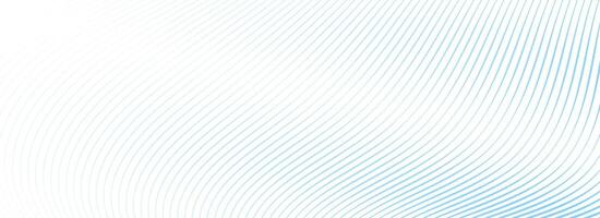 Abstract wave line background. Blue dynamic striped texture. Warped and curved lines wallpaper for tech design template, presentation, brochure, leaflet, booklet. Airy backdrop vector