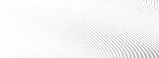 Abstract grey wave line background. Light gray dynamic striped texture. Warped and curved lines wallpaper for tech design template, presentation, brochure, leaflet, booklet. Airy backdrop vector