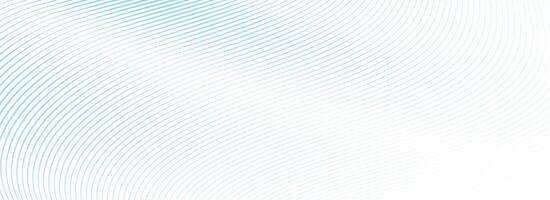 Abstract blue wave line background. Light blue dynamic striped texture. Warped and curved lines wallpaper for tech design template, presentation, brochure, leaflet, booklet. Airy backdrop vector