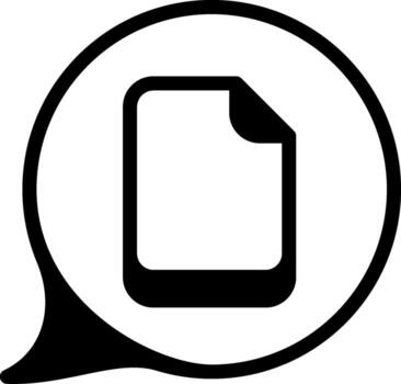 archivo sólido negro icono vector