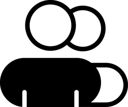 Contacts Solid Icon vector