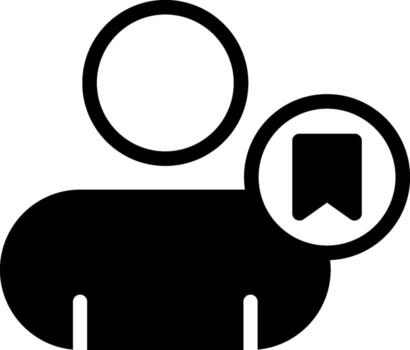 Save Contact Solid Icon vector