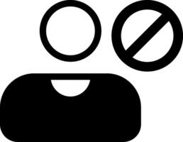 Black Block Contact Icon vector