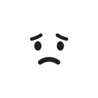 Angry Facial Expression Bundle with Cartoon Character Mood Icons Set vector