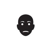 Clean Angry Expression Faces Bundle with Cartoon Mood Icons Pack vector