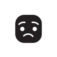 Cartoon Expression Icon Collection with Angry Faces and Serious Reactions vector
