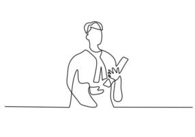 one line drawing law set concept. judge bring book vector
