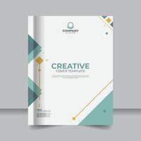 Minimal Cover Design Ideas with Clean Geometric Style, Sophisticated Minimal Covers with Geometric Details vector