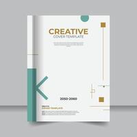 Abstract Minimal Cover Concepts for Books and Projects, Minimal and Geometric Cover Layouts for Academic Use vector