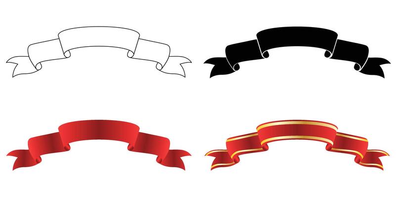 swirl ribbon element