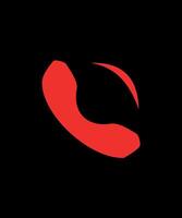 Phone call. Icon for design template vector