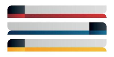 lower third design collection vector