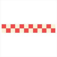 Checkered Pattern Row illustration , 50s diner clipart Design, vintage diner design sublimation vector