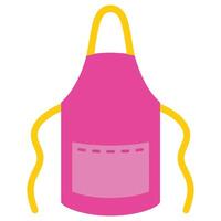 Sweet Bakery Pink Apron Straps cooking clipart, Kitchen Bakery sublimation design, Bakery Elements design illustration vector