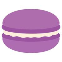 Sweet Bakery Purple Macaron cooking clipart, Kitchen Bakery sublimation design, Bakery Elements design illustration vector