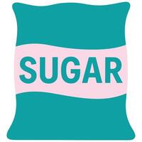 Sweet Bakery Sugar Bag cooking clipart, Kitchen Bakery sublimation design, Bakery Elements design illustration vector