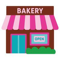 Sweet Bakery Bakery Storefront cooking clipart, Kitchen Bakery sublimation design, Bakery Elements design illustration vector