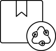 Clean Air Line Icon Pollution Free Environment vector