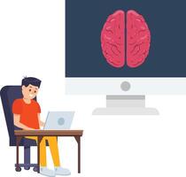 Artificial Intelligence Illustration vector