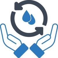 Save Water and protection vector