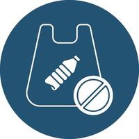 zero waste and Reusable Bag vector
