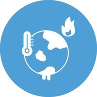 Global Warming and Earth temperature vector