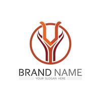 Stylish Monogram Y Logo in Format with Minimalistic Design vector