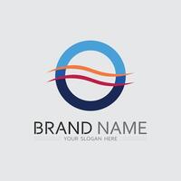 Modern Logo for Business Company with Abstract Elements vector