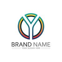 Y Letter Logo with Abstract Digital Style and Sleek Format vector
