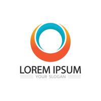 Unique Round Shape Logo Featuring O Letter Design for Branding and Icon Creation vector