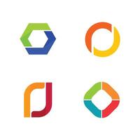 Creative O Letter Logo Design with Abstract Circular Pattern for Modern Business Identity vector