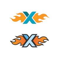 Simple X Icon Logo for Startup, App, and Branding Purpose vector