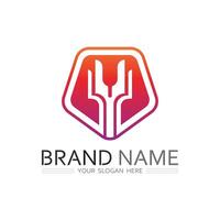 Simple and Geometric Y Icon Logo with Bold Shape for Strong Branding vector