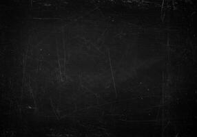 Blackboard background with scratches and scratches photo