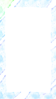 abstract stylised ice effect rectangular frame container png