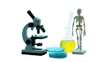 Laboratory equipment creating scientific breakthroughs with transparent background png