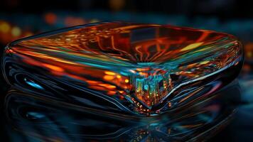 Luxury Design, Unique Background, Technological Template, Rounded Techno Cube, Mirror, Colors, Rotation video
