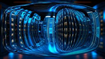 Reflection, Elegant Template, Special Technological Background, Techno Cube, Blur Effect, Lights video
