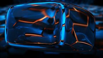 Exclusive, Elegant Background, Technological Template, Techno Cube, Blur Effect, Reflection video