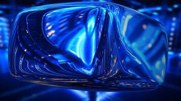 Unique Design, Background, Special Technological Template, Techno Cube, Lights, Colors, Reflection video
