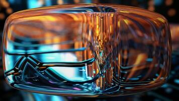 Blur Effect, Elegant Background, Technological Template, Techno Cube, Exclusive, Colors, Reflection video