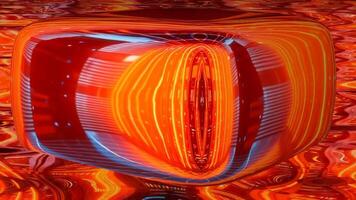 Rotation, Elite Background, Technological Template, Floating Techno Cube, Unique Design, Liquid Metal video