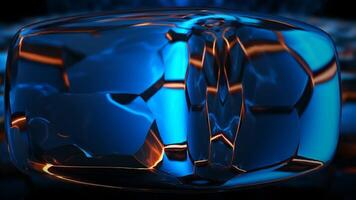 Reflection, Elegant Background, Technological Template, Techno Cube, Blur Effect, Exclusive video